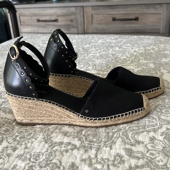 Black Kate Spade Paloma Sandals size 9 - Picture 1 of 4